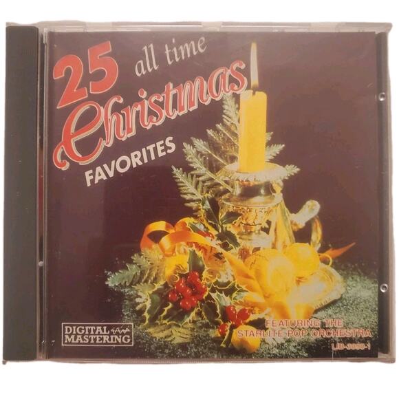 25 All Time Christmas Songs Favorites Album CD Starlite Pop Orchestra Music - Picture 1 of 4